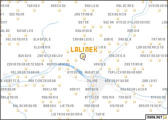 map of Lalinek