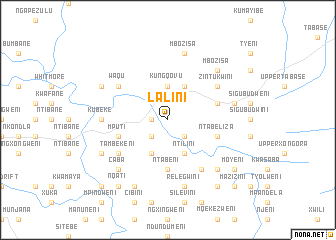 map of Lalini