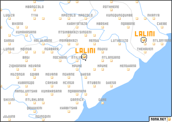 map of Lalini