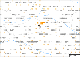 map of Laliny