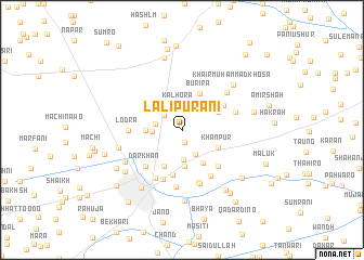 map of Lāli Purāni