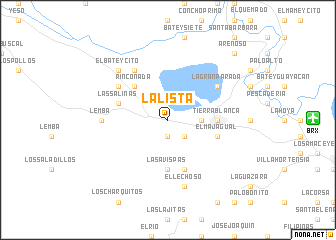 map of La Lista