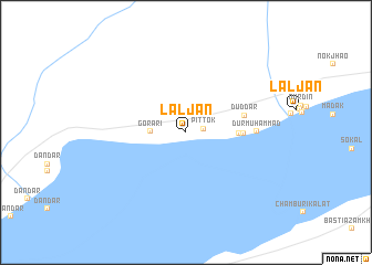 map of Lāl Jān