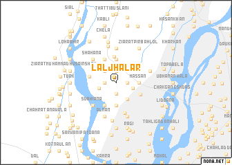 map of Lāl Jhalar