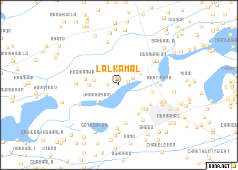 map of Lāl Kamāl