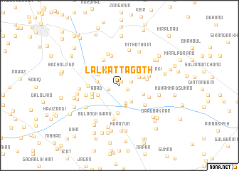 map of Lāl Katta Goth