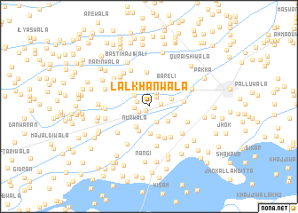 map of Lāl Khānwāla
