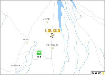map of Lālkua