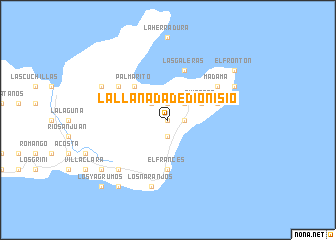 map of La Llanada de Dionisio