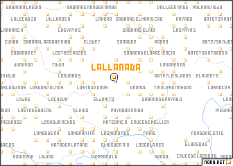 map of La Llanada