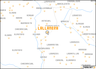 map of La Llanera