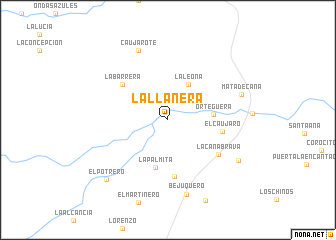 map of La Llanera