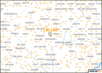 map of Lallar