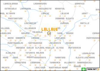 map of La Llave