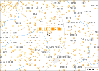 map of Lalledi Bāndi