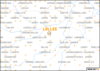 map of LʼAllée