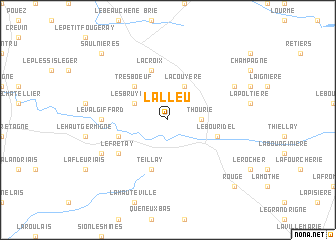 map of Lalleu