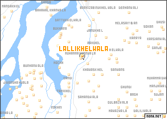 map of Lalli Khelwāla