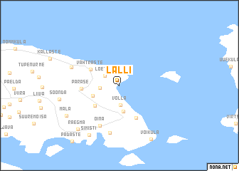 map of Lalli