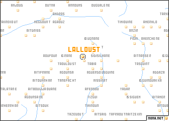 map of Lalloust