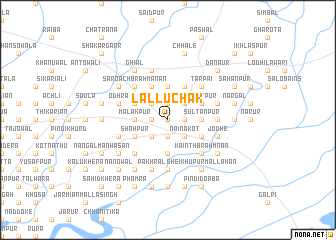 map of Lallu Chak