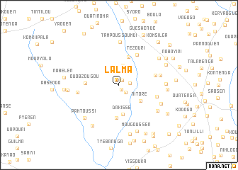 map of Lalma