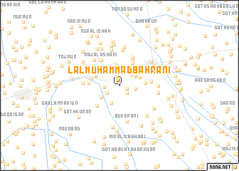 map of Lāl Muhammad Bahrāni