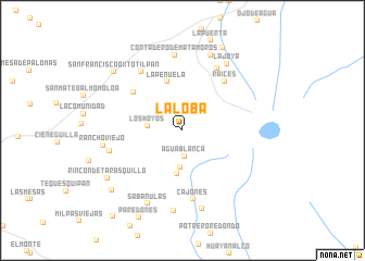 map of La Loba