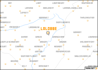 map of Lalobbe