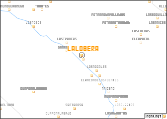 map of La Lobera