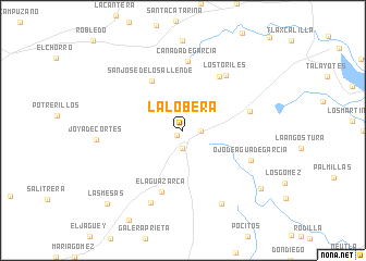 map of La Lobera