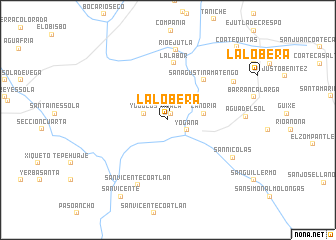 map of La Lobera