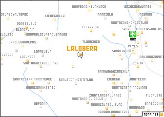 map of La Lobera