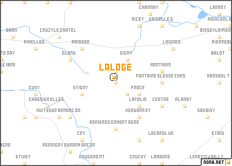 map of La Loge