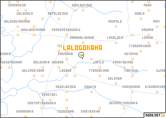 map of Lalogokaha