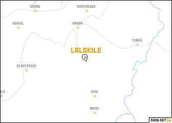 map of Lalo Kʼīlē