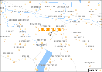 map of La Loma Linda