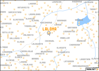 map of La Loma