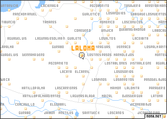 map of La Loma