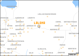 map of La Loma