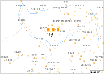 map of La Loma