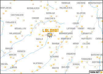 map of La Loma