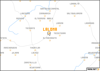 map of La Loma