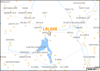 map of La Loma