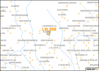 map of La Loma