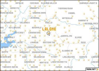 map of La Lome