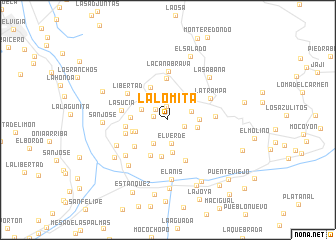 map of La Lomita