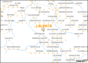 map of La Lomita