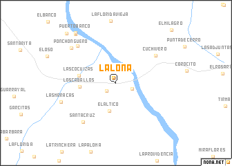 map of La Lona