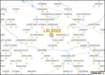 map of La Longe